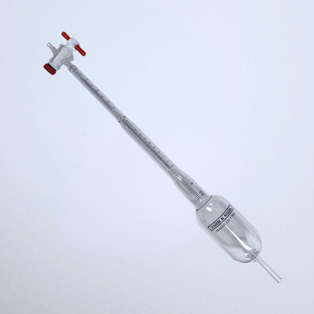 25mL Buret with Teflon Stopcock | For Zahm Air Tester