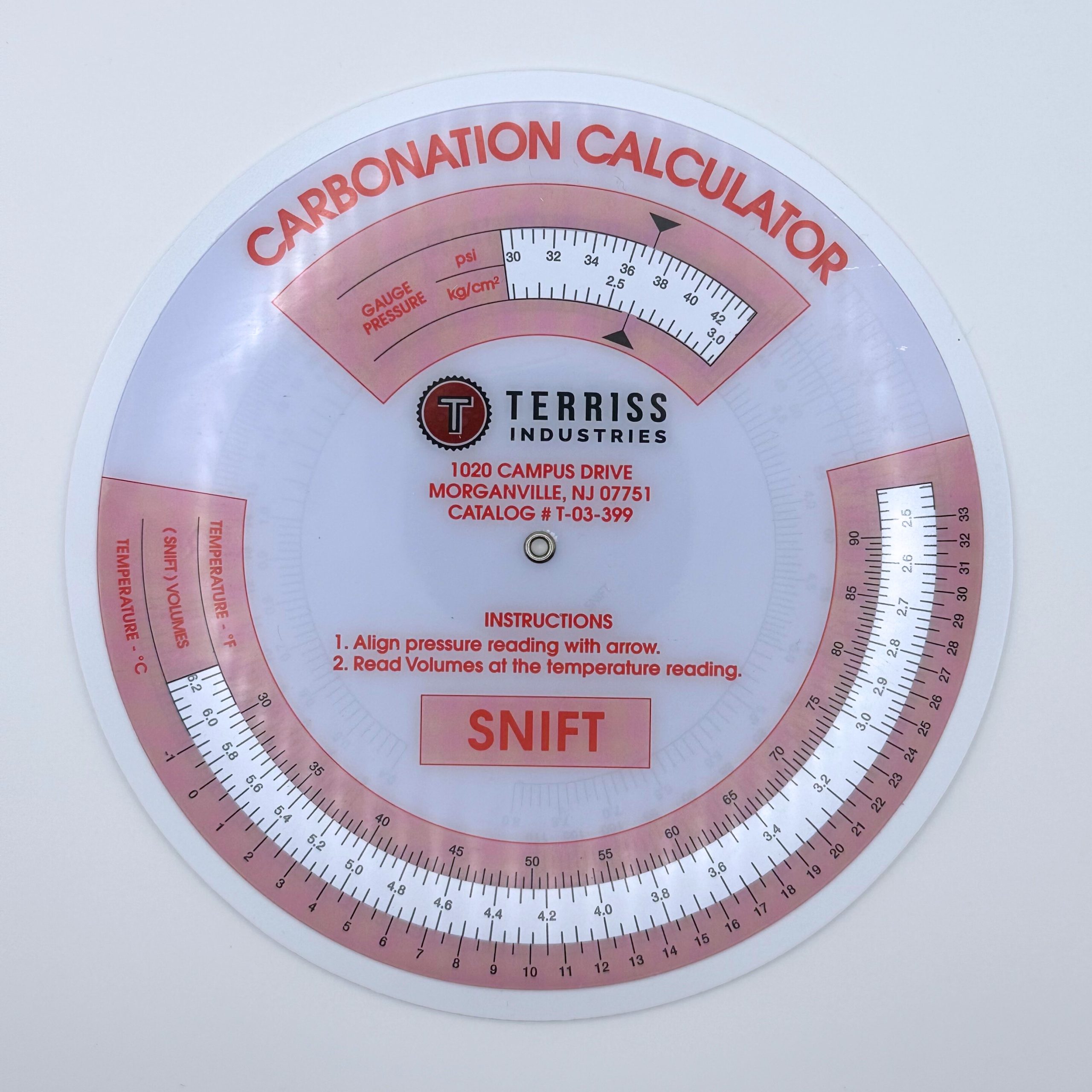 Manual Carbonation Calculator | T-03-399