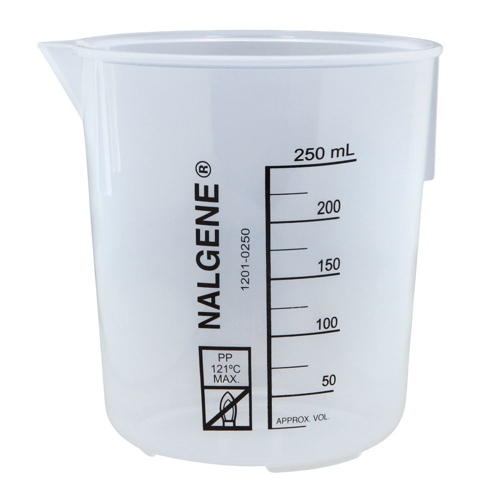 250 mL Graduated Plastic Beakers