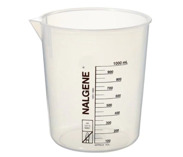 1000mL Graduated Plastic Beaker