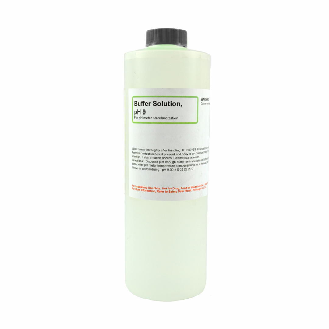 Clear pH 9.0 Buffer Solution