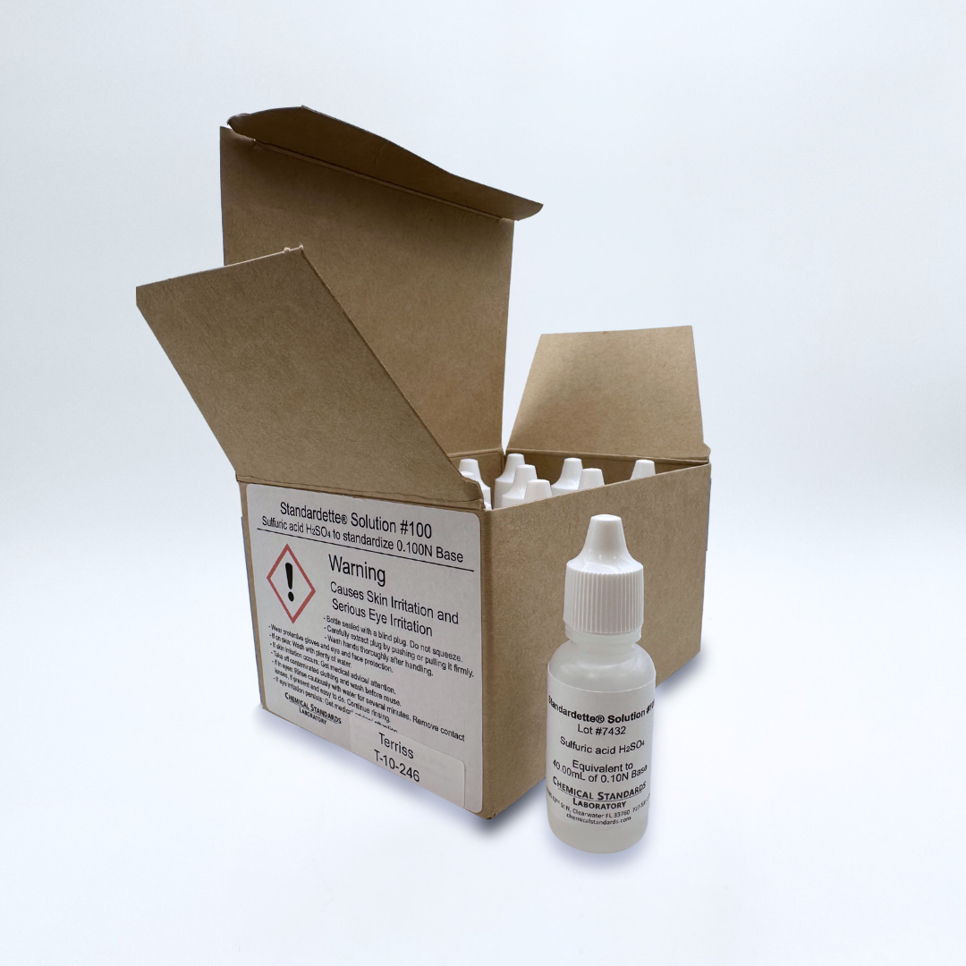 Standardette Solution #100 | Sulfuric Acid 0.1N, 12/bx